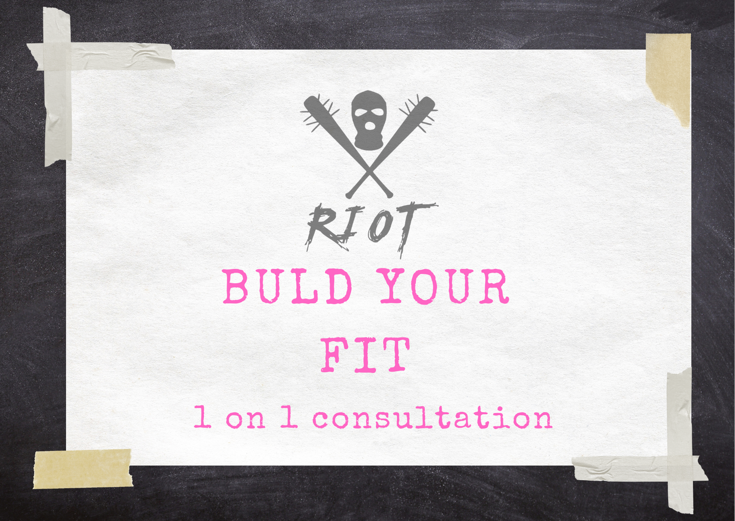 Build Your Fit | Custom Made Just for You Consultation