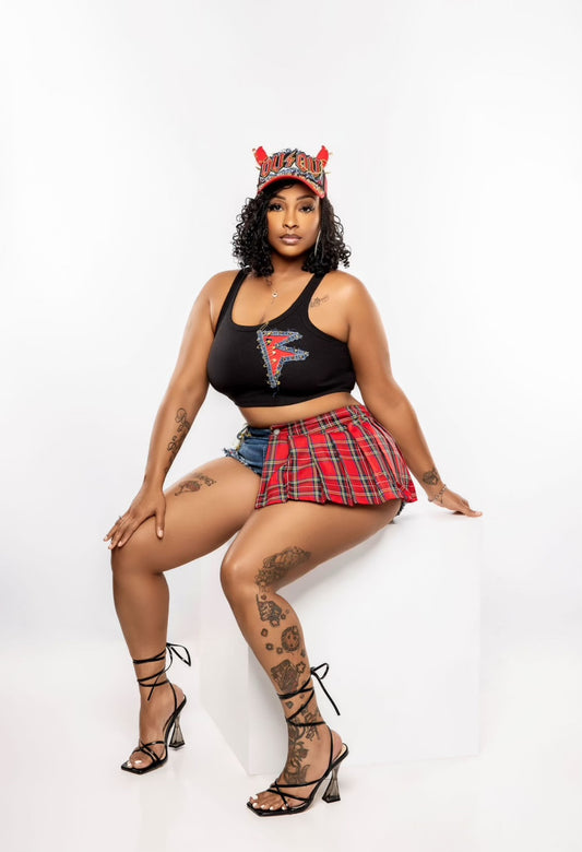 “RIOT GIRL” 2pc SET (CURVE)| Bold Women’s Streetwear